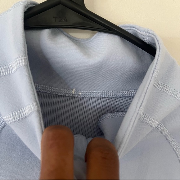 Lululemon athletica W4AWK define jacket light baby blue full zip athletic Sz 12 - Picture 6 of 12